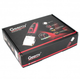 Машинка для стрижки волос Geemy GM 550 Professional Red 3 Вт беспроводная с титановым и керамическим ножами 4 насадки + запасной аккумулятор - изображение 10