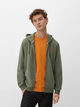 Bluza męska rozpinana streetwear z kapturem S.Oliver 2129501-78D1 M Oliwkowa (4099972656946) - obraz 1