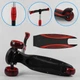 Самокат трехколесный Best Scooter, складной алюминиевый руль, 3 колеса PU со светом, d=12 см, С-01618 - изображение 5