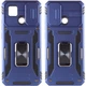 Ударопрочный чехол Epik Camshield Army Ring для Xiaomi Redmi 9C / 10A Синий / Navy - изображение 1