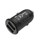 АЗУ Hoco Z30 Easy route dual port mini car charger 2USB 3.1A Black - изображение 1