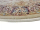 Класичний килим з іранським дизайном Iranian Star 1.2х1.8 м овал кремовий 1830A - зображення 4
