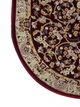 Классический ковер с иранским дизайном Iranian Star 0,8х1,5 м. Овал RED 4130A - изображение 2