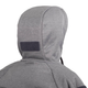 Куртка толстовка (Худи) Urban Tactical Hoodie (Fullzip) Helikon-Tex Grey Melange L (Урбан) Тактическая мужская - изображение 10