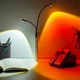 Світлодіодна атмосферна лампа захід сонця РГБ LED Sunset Lamp RGB проекційний світильник торшер на гнучкій ніжці 7 кольорів від USB - зображення 7