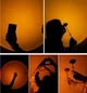 Світлодіодна атмосферна лампа захід сонця РГБ LED Sunset Lamp RGB проекційний світильник торшер на гнучкій ніжці 7 кольорів від USB - зображення 10