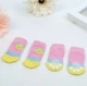 Носки с антискольжением для собак хлопок "Pink and Yellow" Size M - изображение 2