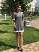 Женское льняное платье Poliit 8355 темно-серый 38 - изображение 3