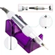 Фрезер для маникюра Nail Drill Pro ZS-602 65 Вт 45 000 оборотов с педалью и насадками Белый - изображение 7