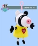 Плюшевая игрушка Друг Свинки Пеппы Зебра Зои 19 см Peppa из семьи Пеппа ( Zoe Zebra) (513019876-7) - изображение 4