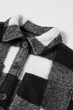 Куртка рубашка в клетку для девочки Zara 152 размер черная 1001119064 - изображение 3