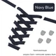 Эластичные плоские шнурки для обуви FASTLACES T14-1Х Navy Blue - изображение 1