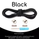 Эластичные круглые шнурки для обуви FASTLACES T8-2 Black - изображение 1