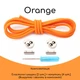 Еластичні круглі шнурки для взуття FASTLACES T8-2 Orange - зображення 1