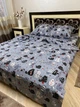 Постільна білизна бавовняна Коти Півтораспальна 150 x 220 Бязь Сіра - зображення 6