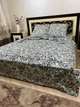 Постільна білизна бавовняна Квіти Євро Простирадло на гумці 160x200х20 Бязь Різнокольорова 70 х 70 - зображення 7