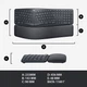 Клавіатура Logitech ERGO K860 Bluetooth/Wireless UA Black (920-010108) - зображення 12