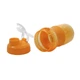 Спортивный шейкер с пружиной Lesko HC804 Orange бутылка с поилкой объем 550ml для воды смешивания коктейлей - изображение 2