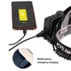 Налобний світлодіодний акумуляторний ліхтар LED HeadLight P70 на 3 акумулятора з зумом - зображення 2