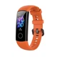 Ремешок для фитнес-браслета Honor Band 4 и 5 Orange - изображение 1