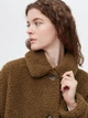 Пальто осеннее женское Uniqlo 891352637 M Коричневое (1159775520) - изображение 6