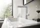 Смеситель для раковины HANSGROHE Finoris 230 76063000 , донный клапан Push-Open - изображение 2