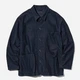 Джинсовая куртка мужская Uniqlo 36740871 2XL Синяя (1159775569) - изображение 6