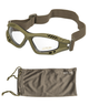 Окуляри тактичні Mil-Tec Десантні захисні One size Олива COMMANDO BRILLE AIR PRO OLIV KLAR (15615401) - изображение 1