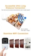 Видеокамера домофон видеоглазок беспроводная Wi Fi с приложением SMART DOORBELL №1611 - изображение 8