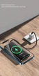 Зовнішній акумулятор Power Bank з бездротовою зарядкою 3 в 1 TOACH №1557 - зображення 7