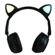 Бездротові навушники "Котячі вушка" CatEar ST77M з підсвіткою RGB Bluetooth MP3 плеєр Black - зображення 6