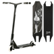 Самокат трюковый двухколесный с алюминиевыми пегами Best Scooter FEAR Черный с белым - изображение 1