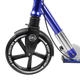 Самокат двоколісний з великими колесами і ручним гальмом Best Scooter Чорний з синім вид 1 - зображення 5