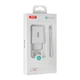 Сетевое зарядное устройство (адаптер) XO L36 1USB / QC3.0 / 3А + Micro white - изображение 2