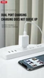 Зарядное устройство XO 2xUSB 2.4A с кабелем USB—Type-C L85C White (L85C_C) - изображение 4