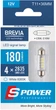 Лампа светодиодная Brevia S-Power C5W (C10W) T11x36 180Lm 4x2835SMD 12V CANbus 2 шт (10214X2) - изображение 1