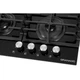 Газова поверхня GRANADO GGH 62-104 Black glass 21032 - изображение 3