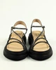 Босоножки со стразами Evromoda 36811440 черные кожа 39 - изображение 2