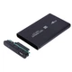 Кишеня для HDD 2.5" SATA USB 2.0 зовнішня чорний (DC4344) - зображення 1
