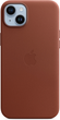 Etui Apple MagSafe Leather Case do Apple iPhone 14 Plus Umber (MPPD3) - obraz 1
