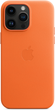Etui Apple MagSafe Leather Case do Apple iPhone 14 Pro Max Orange (MPPR3) - obraz 4
