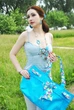 Сумка пляжна велика текстиль "Green Bag" синього кольору 5002 - зображення 4