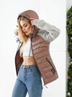 Куртка sport style ветровка с трикотажными рукавами от Khan kh1011, кофе 50 - изображение 2