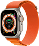 Smartwatch Apple Watch Ultra GPS + Cellular 49mm Titanium Case with Orange Alpine Loop - Small (MNHH3) - obraz 2