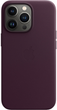 Etui Apple MagSafe Leather Case do Apple iPhone 13 Pro Dark Cherry (MM1A3) - obraz 1
