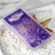 Чехол Glitter для Samsung Galaxy J7 2016 / J710 Бампер Жидкий блеск фиолетовый - изображение 7
