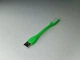 Портативный гибкий usb светильник от повербанка USB Led Light Зеленый цвет 17см - изображение 2