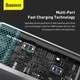 Зарядний Пристрій Baseus GaN2 Pro Quick Charger 2USB / 2Type-C / QC 4.0 + PD 3.0 100W / 5A + Кабель Type-C to Typc-C 100W / 5A / 1M (CCGAN2P-L02) White - зображення 8