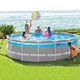 Каркасный бассейн Intex 26730 круглый 488x122 см ,фильтр-насос, лестница, тент, подстилка, панорамное окно 19156л - изображение 2