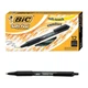 Набор шариковых ручек 12 шт автоматических BIC Soft Feel, 1 мм. Черные (SCSF11-Blk) (BICSCSF11BK) - изображение 1
